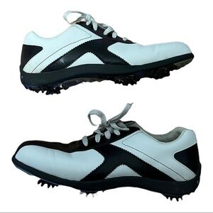 FootJoy LoPro Collection Golf Shoes in Cream and Black - Size: 9
